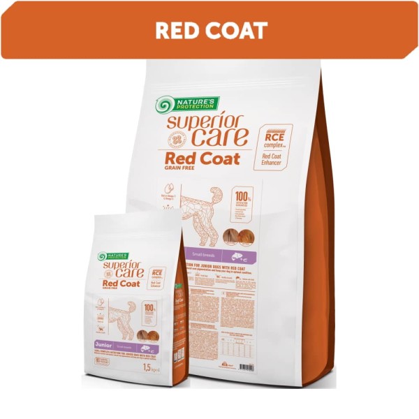 NP Superior Care Red Coat Grain Free With Lamb For Adult Dogs Of All Breeds