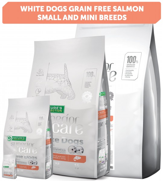 NP Superior Care White Dogs Salmon Grain Free Adult Small and Mini Breeds