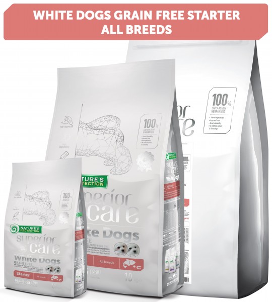 NP Superior Care White Dogs Grain Free Salmon Starter All Breeds