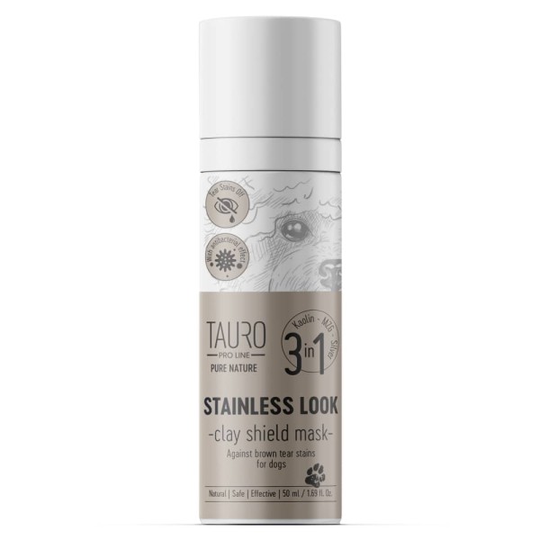 TAURO PRO LINE Pure Nature Stainless look 3in1 Clay Shield Mask