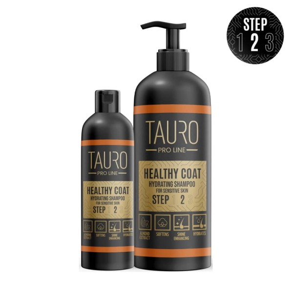 TAURO PRO LINE Healthy Coat, Hydrating Shampoo For Dogs And Cats