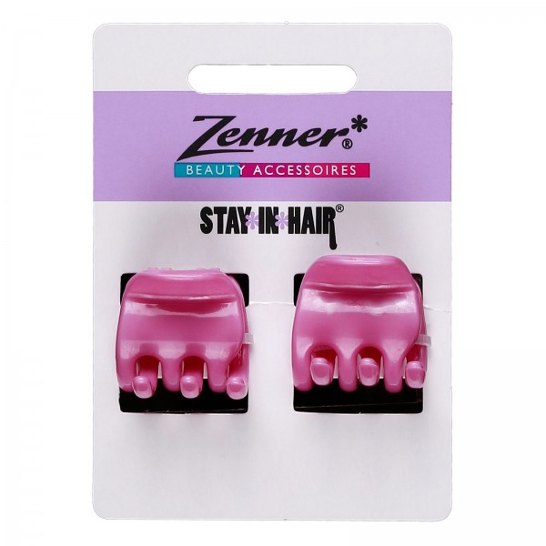 Zenner Haarspange 25mm 2 Stk. Stay In Hair Zwicker - Rosa