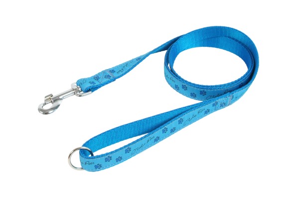 O´lala Pets Laisse Lead PAWS 20 mm x 150 cm blue