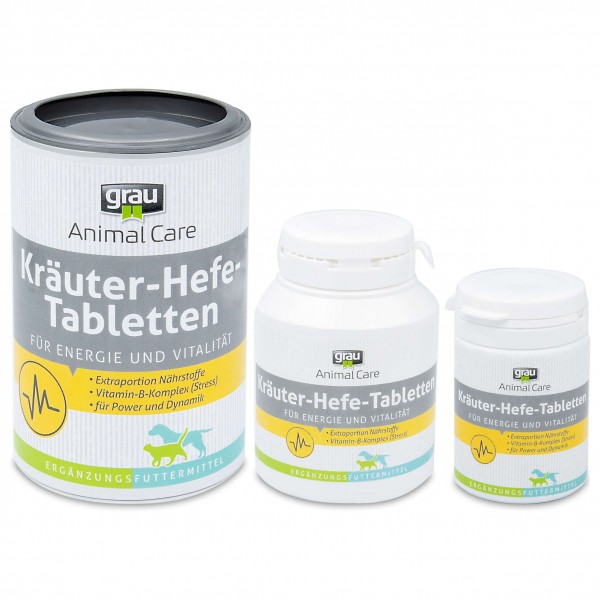 grau Kräuter-Hefe-Tabletten - Vital Tabletten