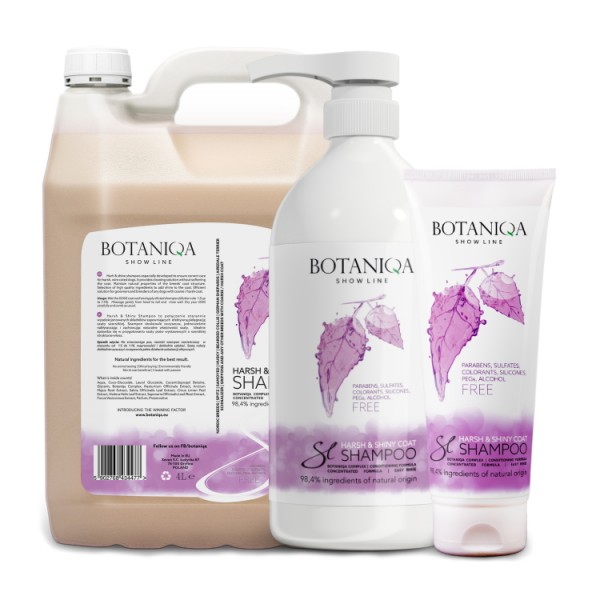 BOTANIQA SHOW LINE Harsh & Shiny Coat Shampoo
