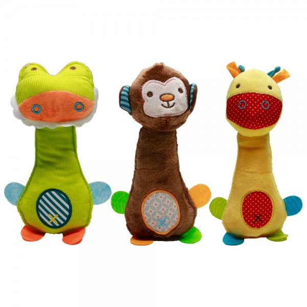 O´lala Pets Squeaky Dog Toy – Plush Animal –1 de 3 - 23cm